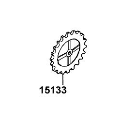 image 3 for KOŁO ZĘBATE POMPY OLEJOWEJ KYMCO 50 4T 15133-LDC5-C00 