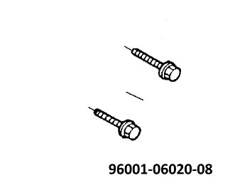 ŚRUBA SH 6*20 ZX50 96001-06020-08