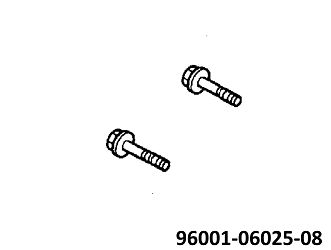 ŚRUBA  6*25 S9 96001-06025-08