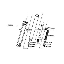 FORK ASSY FR L 51500-LGB5-E10-NGS