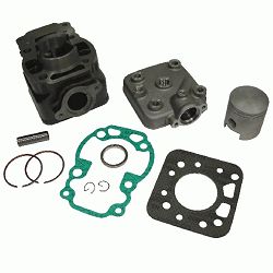 CYLINDER ŻELIWNY Z GŁOWICĄ POWER FORCE SUZUKI RMX SMX TS RG 47 MM 2T