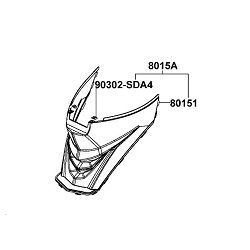 COVER ASSY CENTER 8015A-LGB5-E10-N1R
