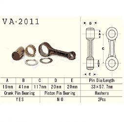 VESRAH - KORBOWÓD YAMAHA YFM400 BIG BEAR 99-13R.