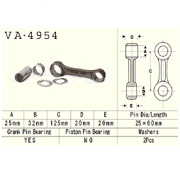 VESRAH - KORBOWÓD YAMAHA GP760 RA760 WB760 WVT760 XL760 WAVERUNNER 96-99