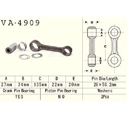 VESRAH - KORBOWÓD KAWASAKI JH1100 JT1100 96-98