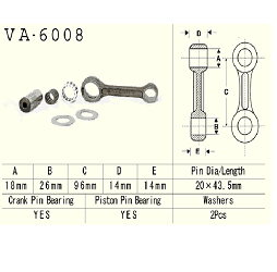 VESRAH - KORBOWÓD YAMAHA YZ80 93-01 / YZ85 02-18R