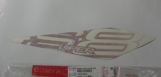 NAKLEJKA OSŁONY PRAWA PRZEDNIA SUPER 8 NEW T02 86282-ALG1-E10-T02