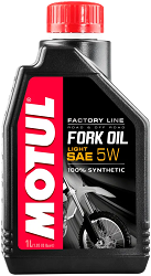 OLEJ DO AMORTYZATORÓW MOTUL FORK OIL FACTORY LINE 5W LIGHT SYNTETYCZNY 1L