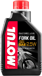 OLEJ DO AMORTYZATORÓW MOTUL FORK OIL FACTORY LINE 2,5W VERY LIGHT SYNTETYCZNY 1L