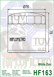 image 2 for FILTR OLEJU HIFLO HF163 BMW K/R