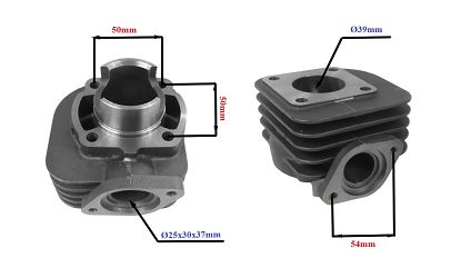 CYLINDER ŻELIWNY POWER FORCE KYMCO AGILITY LIKE VITALITY 39MM 2T