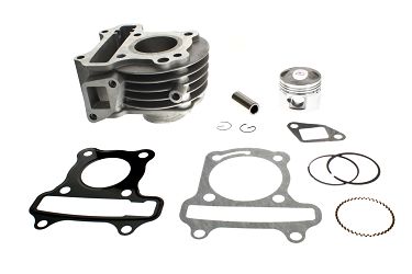 image 4 for CYLINDER ŻELIWNY POWER FORCE BASIC GY6 KYMCO 39MM 4T SWORZEŃ 13 MM A/C
