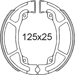 SZCZEKI HAMULCOWE HONDA (125)