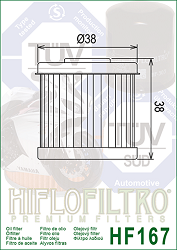 image 2 for FILTR OLEJU HIFLO HF167 DAELIM  