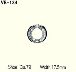 SZCZĘKI HAMULCOWE VESRAH VB-134