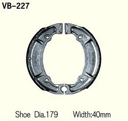 SZCZĘKI HAMULCOWE VESRAH VB-227