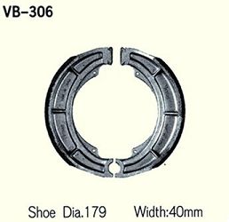 SZCZĘKI HAMULCOWE VESRAH VB-306