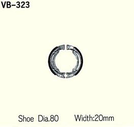 SZCZĘKI HAMULCOWE VESRAH VB-323