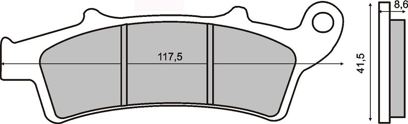 image 1 for KLOCKI HAMULCOWE RMS 225102670 