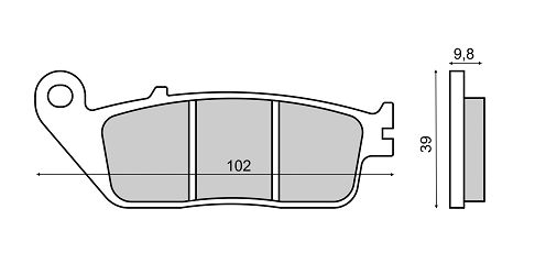 KLOCKI HAMULCOWE SINTERED RMS 225103143