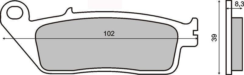 KLOCKI HAMULCOWE SINTERED PEOPLE 125GTI