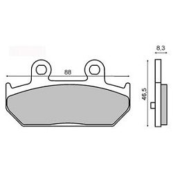 KLOCKI HAMULCOWE MADISON 250