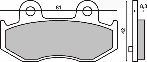 KLOCKI HAMULCOWE RMS BURGMAN 01-06