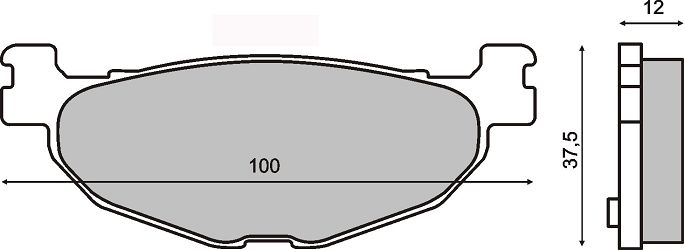 KLOCKI HAMULCOWE T-MAX 500