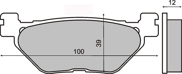 KLOCKI HAMULCOWE SINTERED T-MAX 500 01-03