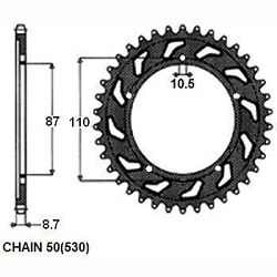 SUNSTAR ( ZAMIENNIK 2-5383-46 ) SUNR2-5383-46