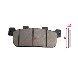 image 3 for KLOCKI HAMULCOWE KYMCO PEOPLE GTI 125/300 43105-LGE5-306 