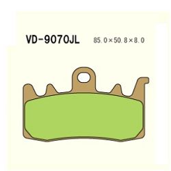 KLOCKI HAMULCOWE VESRAH SINTERED METAL VD-9070JL (FA630HH)
