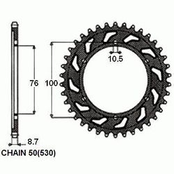 ZEBATKA NAPEDZANA STALOWA SUNSTAR SUNR1-5223-50