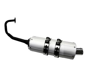 TŁUMIK POWER FORCE GY6 4T ALUMINIOWY 50 CCM  TUT000318