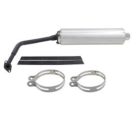 TŁUMIK POWER FORCE GY6 ALUMINIOWY 125 CCM  TUT000319