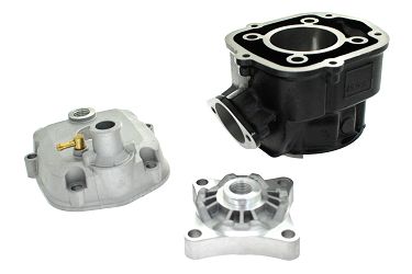image 4 for CYLINDER ŻELIWNY POWER FORCE Z GŁOWICĄ DERBI SENDA APRILIA RS 47MM 2T