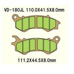 KLOCKI HAMULCOWE VESRAH SINTERED METAL VD-180JL (FA603HH)