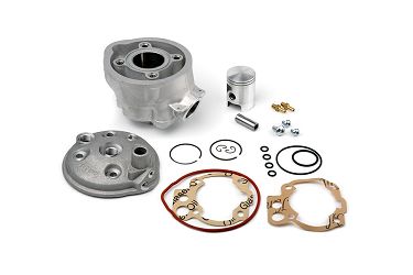 CYLINDER NICASILOWY Z GŁOWICĄ AIRSAL TECH PISTON MINARELLI AM6 APRILIA RS RX MALAGUTI XSM MBK X-POWER RIEJU MRX RS YAMAHA TZR 50MM 2T