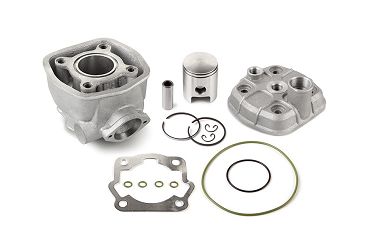 CYLINDER ŻELIWNY Z GŁOWICĄ AIRSAL SILNIK PIAGGIO DB50B APRILIA RX SX DERBI SENDA GPR GILERA RCR SMT 47MM 2T