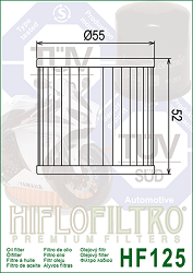 image 2 for FILTR OLEJU HIFLO HF125 KAWASAKI GPZ 305, Z 250
