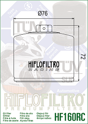 image 2 for FILTR OLEJU HIFLO HF160RC BMW K1200/1300, S1000RR, F 650/700/800 GS 07-16