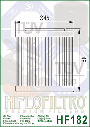 image 2 for FILTR OLEJU HIFLO HF182 APRILIA 125/ PIAGGIO 125