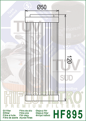 image 2 for FILTR OLEJU HIFLO HF895 URAL 650/750