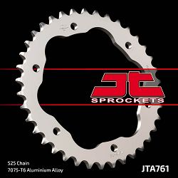 ZĘBATKA TYLNA ALUMINIOWA, TYP ŁAŃCUCHA: 525 DUCATI 1098, 1198, JTA761.38